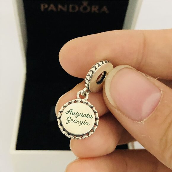 Pandora Silver Golf Charm Bracelet with Green Accents - Picture 6 of 6